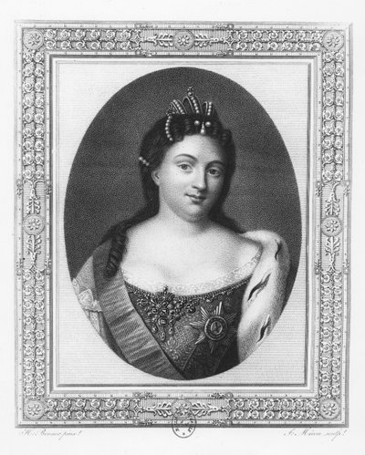 Catherine I of Russia by A. J. Mecou
